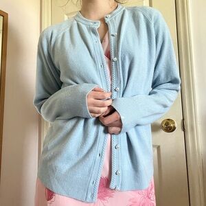 Vintage Designers Originals Blue Grandma Cardigan